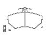 剎車(chē)片 Brake Pad Set:357 698 151 A