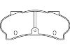 тормозная кладка Brake Pad Set:4245.74