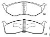 剎車(chē)片 Brake Pad Set:05018595AA