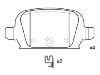 Pastillas de freno Brake Pad Set:16 05 965